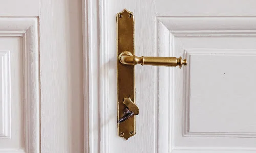 Door handle hardware